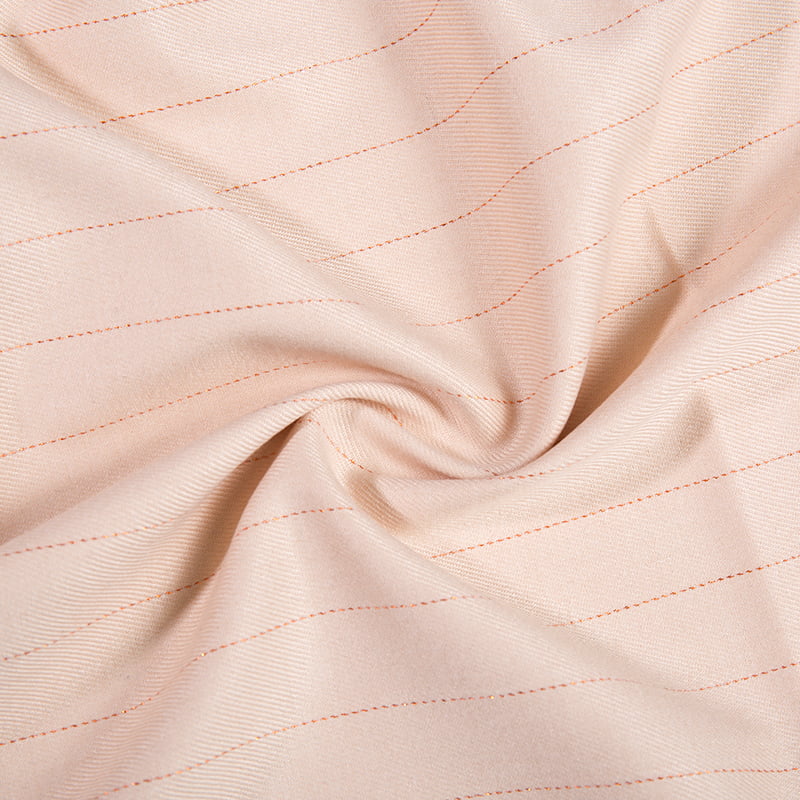 FX55478 Desain Strip Populer Kustomisasi Poly Viscose dengan Freat Fabric untuk Jas dan Blazer